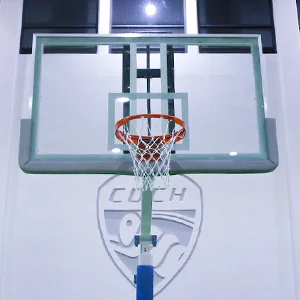 tablero de basquetbol de vidrio