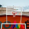 porteria con tablero de basquetbol inifed