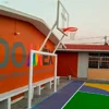 porteria con tablero de basquetbol inifed